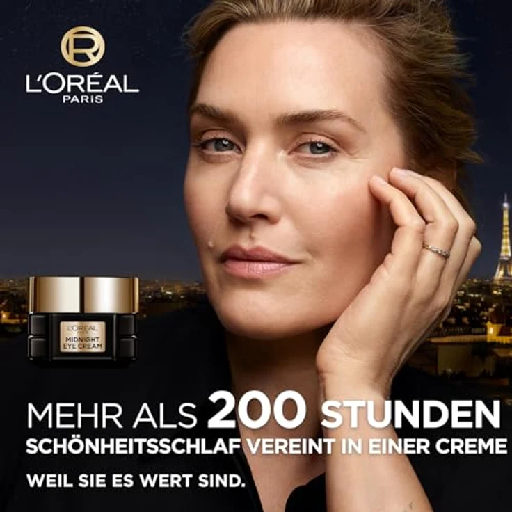 L'Oréal Paris Midnight Augencreme für Frauen: Age Perfect Zell Renaissance, sichtbar jugendlichere, wachere Augen mit Antioxidantien-Regenerationsformel, seidenartige Textur, 15ml – Bild 2