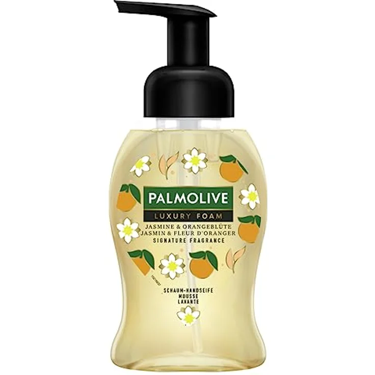 Palmolive Seife Luxury Foam Jasmine & Orangenblüte 6x250ml - Schaumseife für die sanfte Reinigung der Hände – Bild 2