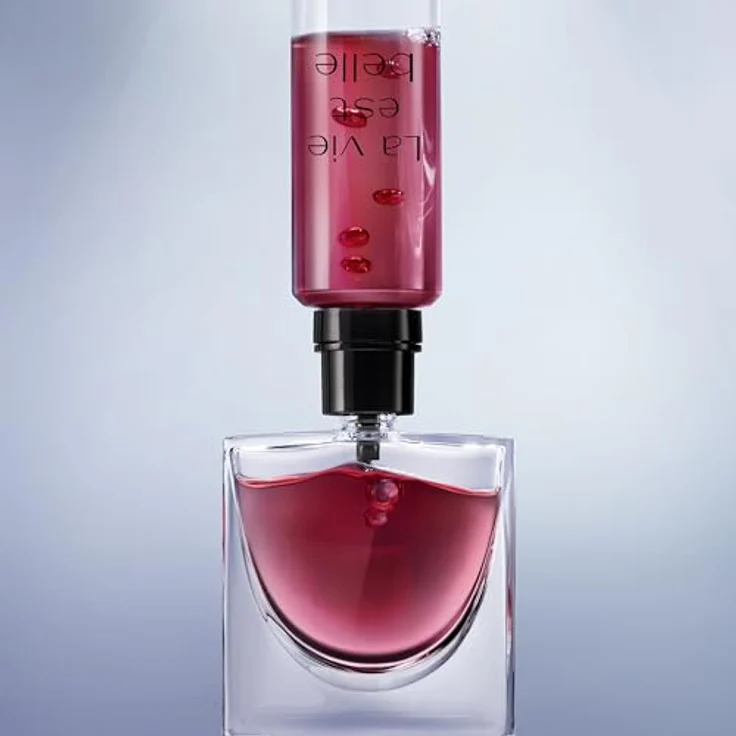 Lancôme La Vie est Belle L'Elixir Eau de Parfum Refill, samtig-blumiger Damen-Duft mit Himbeerakkord, Veilchenblatt und Kakaobutter, 100ml – Bild 4