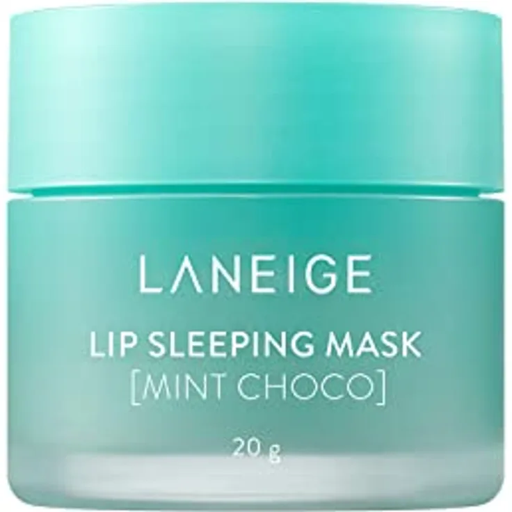 LANEIGE Lip Sleeping Mask EX, 20g Lippenmaske mit Beeren-Mix-Komplex, Mint Choco Duft
