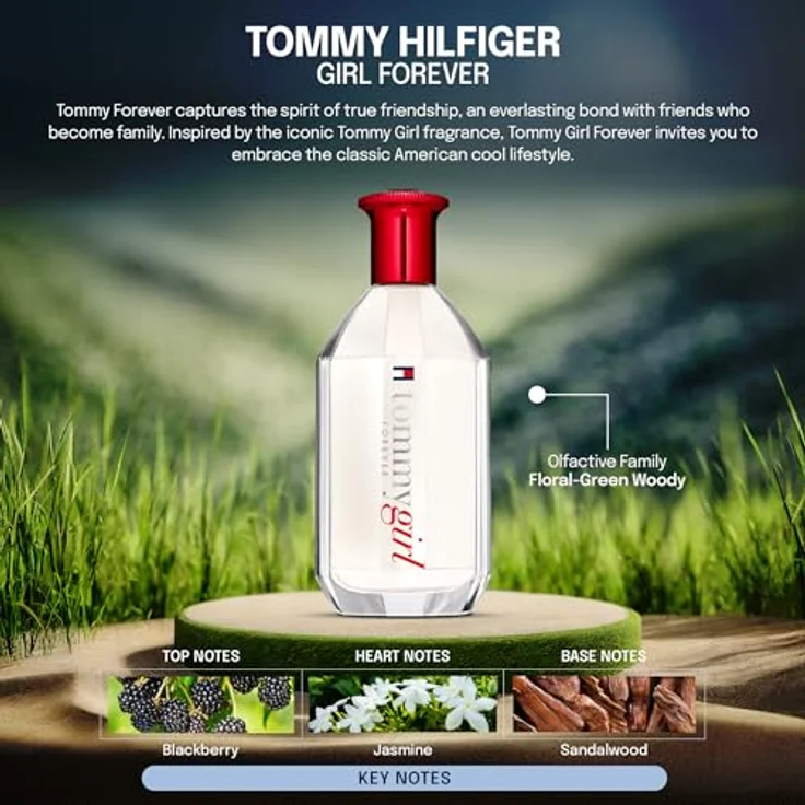 Tommy Hilfiger - Tommy Girl Forever Eau de Toilette 100ml, Damenduft mit dem Geist wahrer Freundschaft – Bild 4