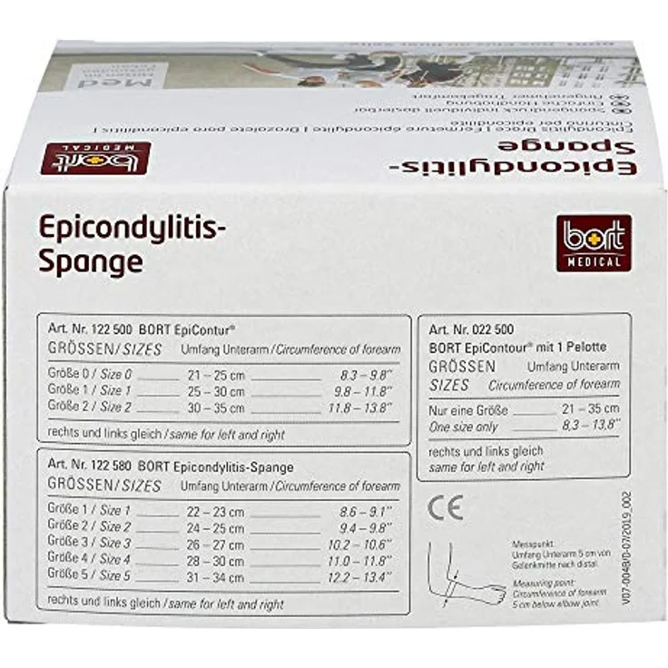 Bort Stabilo Epicondylitis Spange Gr.5 grau 1 Stück – Bild 3