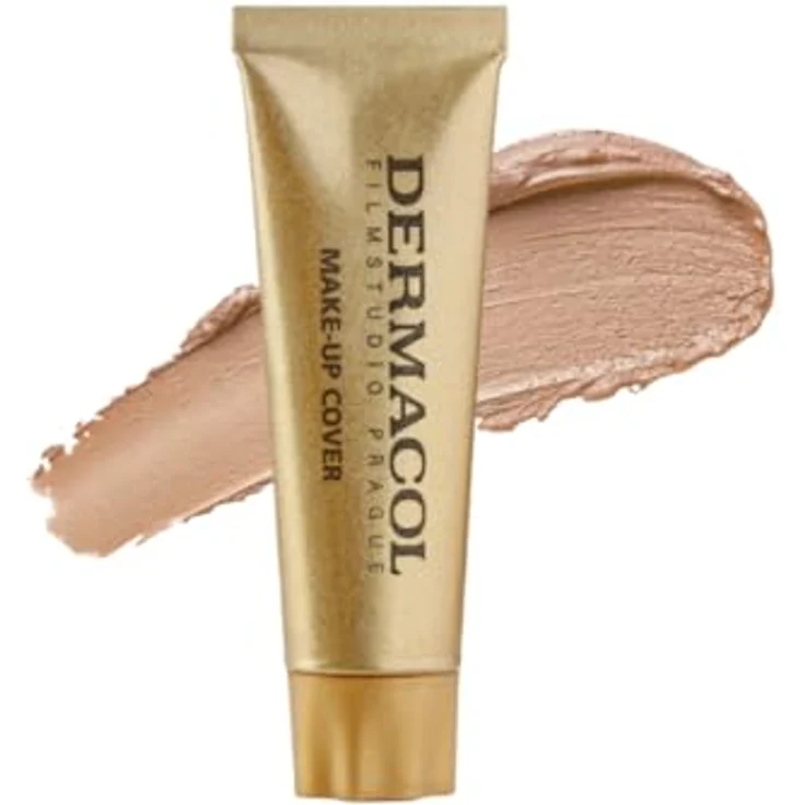 Dermacol Full Coverage Foundation 13g, Flüssige Matte Foundation mit SPF 30, Wasserfest für fettige Haut & Akne, Shade - 221 – Bild 1
