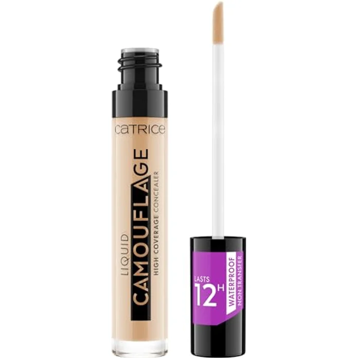 Catrice Liquid Camouflage High Coverage Concealer, Nr. 036, Nude, langanhaltend, für trockene Haut, für unreine Haut, für Mischhaut, vegan, ölfrei, wasserfest, ohne Alkohol, 1er Pack (5ml) – Bild 1