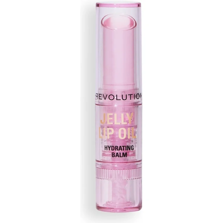 Revolution Jelly Lip Oil Hydrating Balm Lipgloss, 2,4 g - Befeuchtender Lippenbalsam für volle, sinnliche Lippen