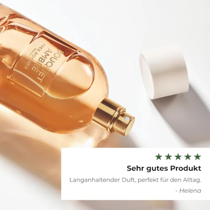 Yves Rocher PLEINES NATURES Eau de Parfum Bouquet Ambré, Blumiges Amber-Parfüm mit Iris, Bitterorange und Weihrauch, 100 ml, vegan und mit 95% natürlichen Inhaltsstoffen – Bild 4