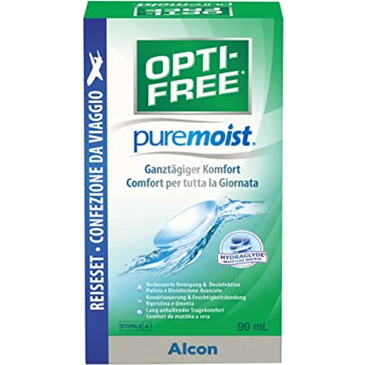 Opti-Free PureMoist Reisepackung, 90 ml – Bild 2