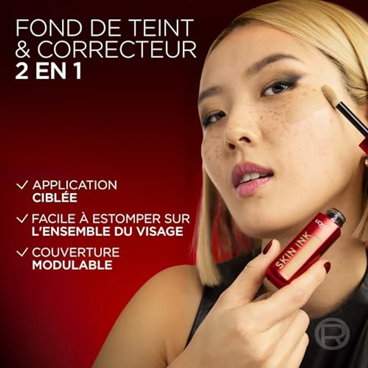 L’Oréal Paris Infaillible Skin Ink Make-up und Korrektor, 15 ml, Farbe 20 Light Neutral, mit Langzeiteffekt und ausgezeichneter Abdeckung – Bild 6