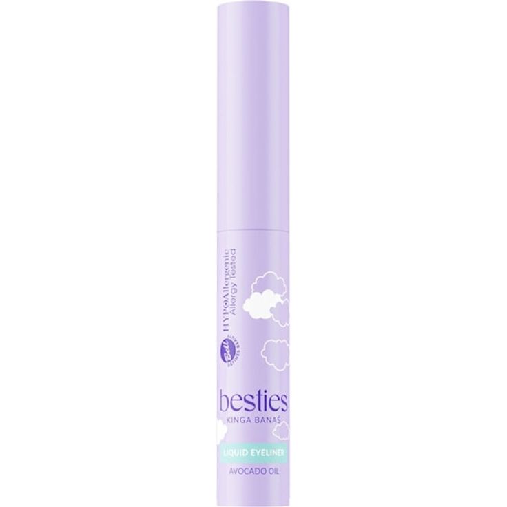 HYPOAllergenic x Besties Liquid Eyeliner, veganer Eyeliner für empfindliche Haut, 4 g