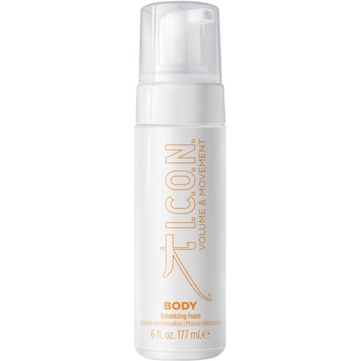 ICON Styling Body Volumizing Foam, Schaumfestiger für Damen mit pflanzlichen Inhaltsstoffen, 177 ml