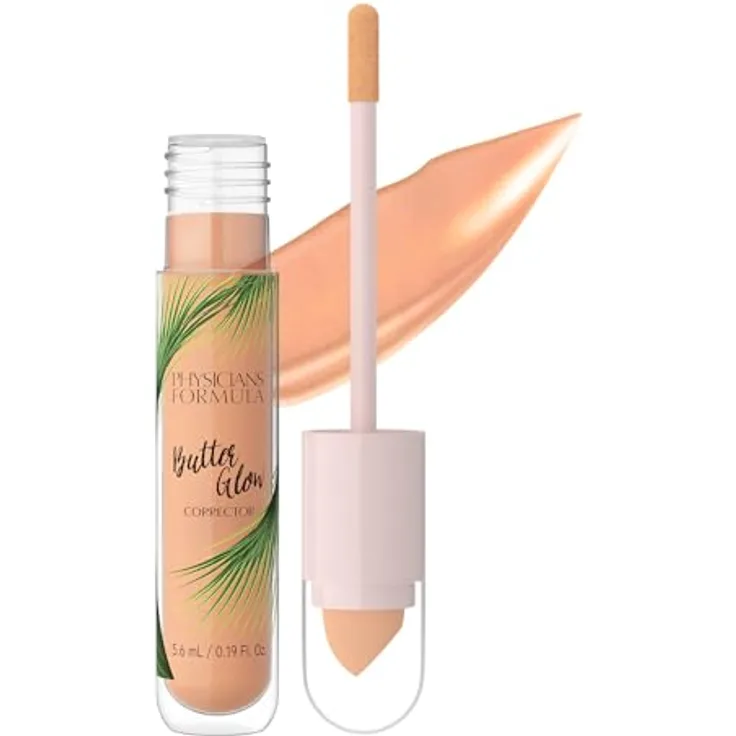 Physicians Formula Butter Glow Concealer, hochpigmentierter Concealer für Damen, Farbton Peach, 5,6 ml