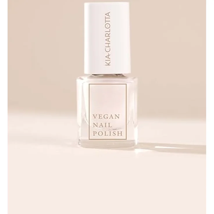 Kia-Charlotta Veganer Nagellack Magic (Transparentes Perlenblau), 15 Free Nail Polish, 100% Vegan, Schadstoffarm & bis zu 87% natürlich, Made in Germany, Premium Qualität, 5ml – Bild 4