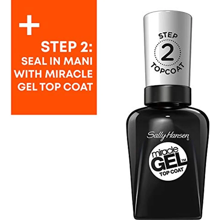 Sally Hansen Miracle Gel Gel-Nagellack 14,7 ml Farbton 444 Off With Her Red! – Bild 5
