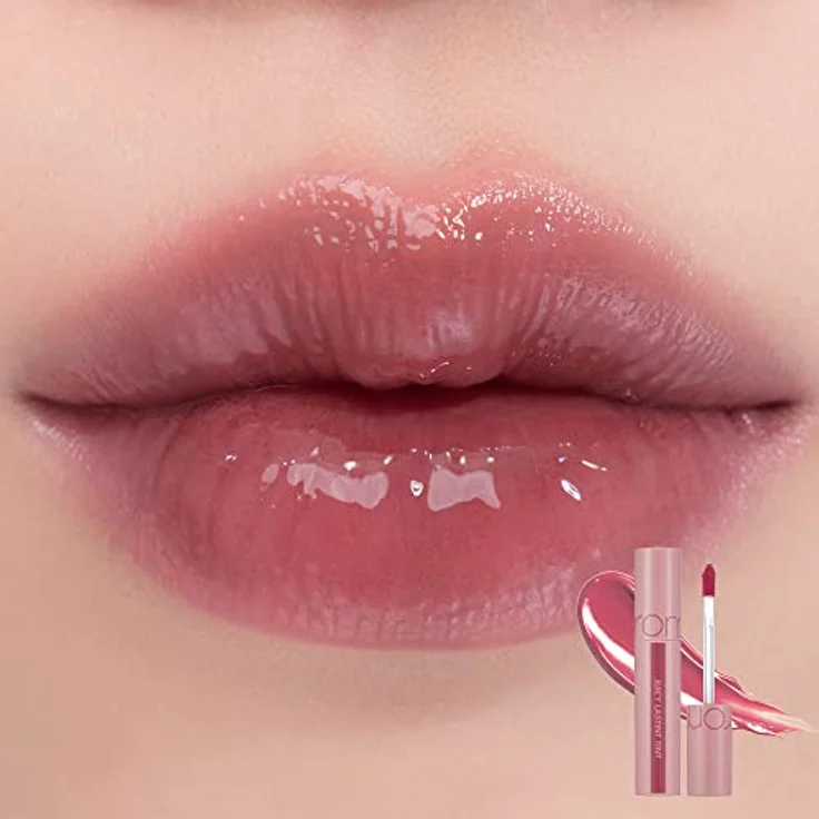 rom&nd Juicy Lasting Tint 5.5g (25 BARE GRAPE), langlebiger hochpigmentierter Lippen-Tint mit fruchtiger Farbe und glänzendem Finish – Bild 2