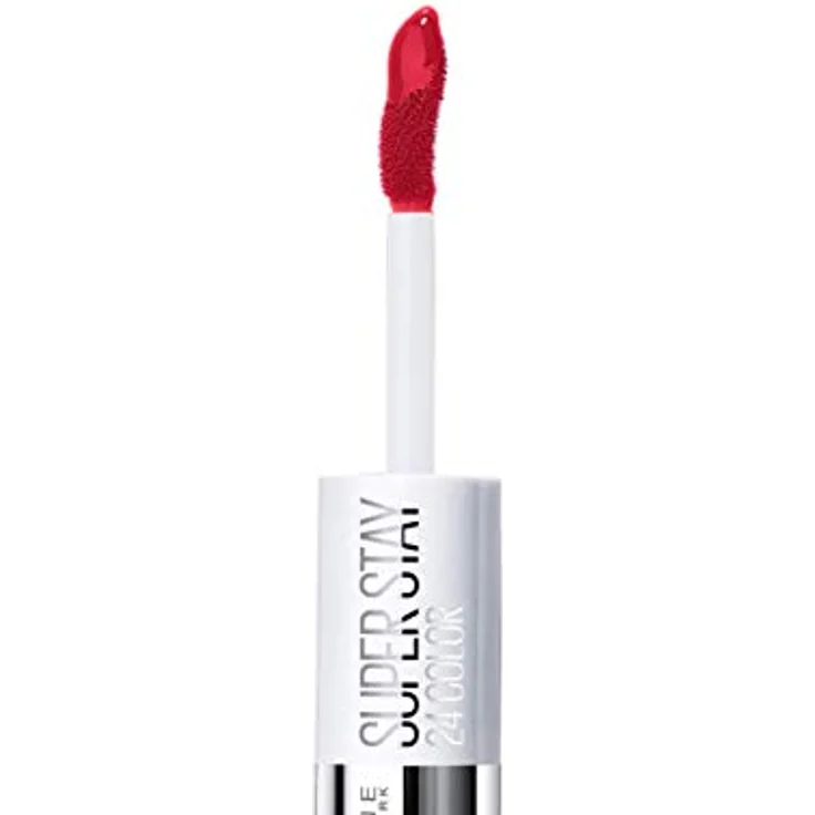 Maybelline New York Lippenstift, Super Stay 24H Super Impact, Flüssig und langanhaltend, Nr. 553 Steady Read-Y, 5g – Bild 2