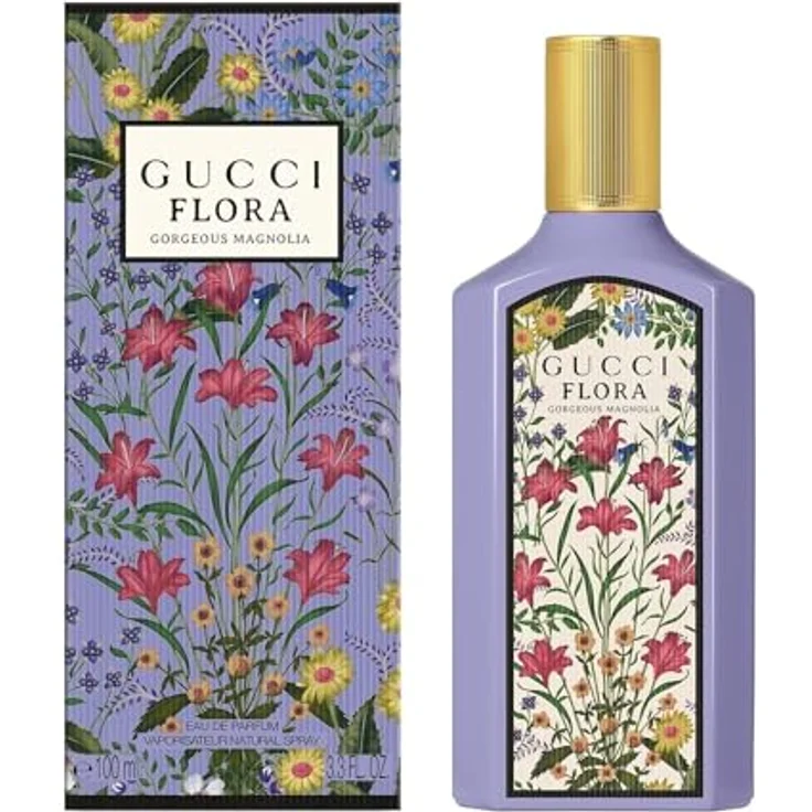 Gucci Flora Gorgeous Magnolia 100 ml Eau de Parfum für Frauen, Modernes Geschenk für langanhaltenden, persönlichen Duft – Bild 1
