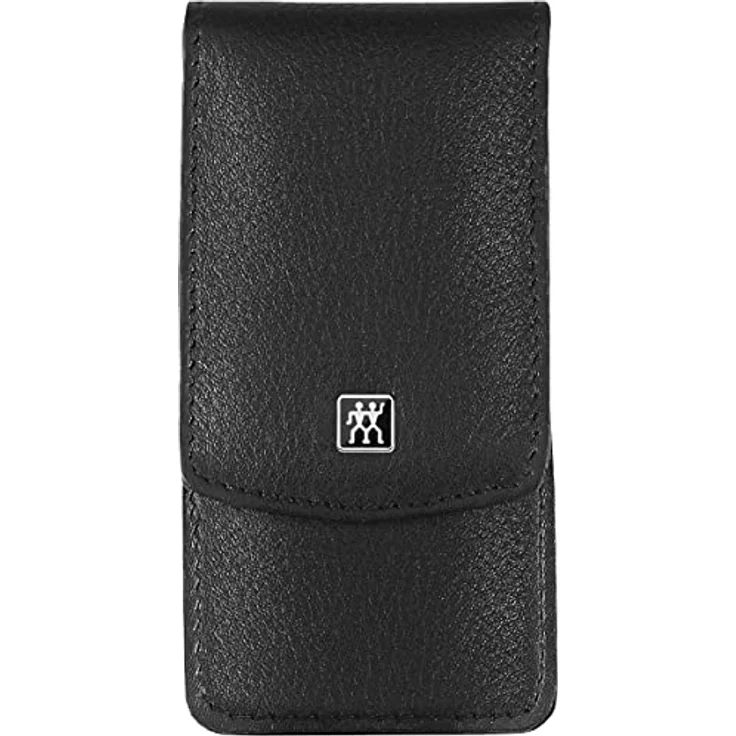 ZWILLING Maniküre Pediküre Set 3-teilig mit Kombi-Nagelschere für Hände und Füße, 100% Leder, Schwarz – Bild 2