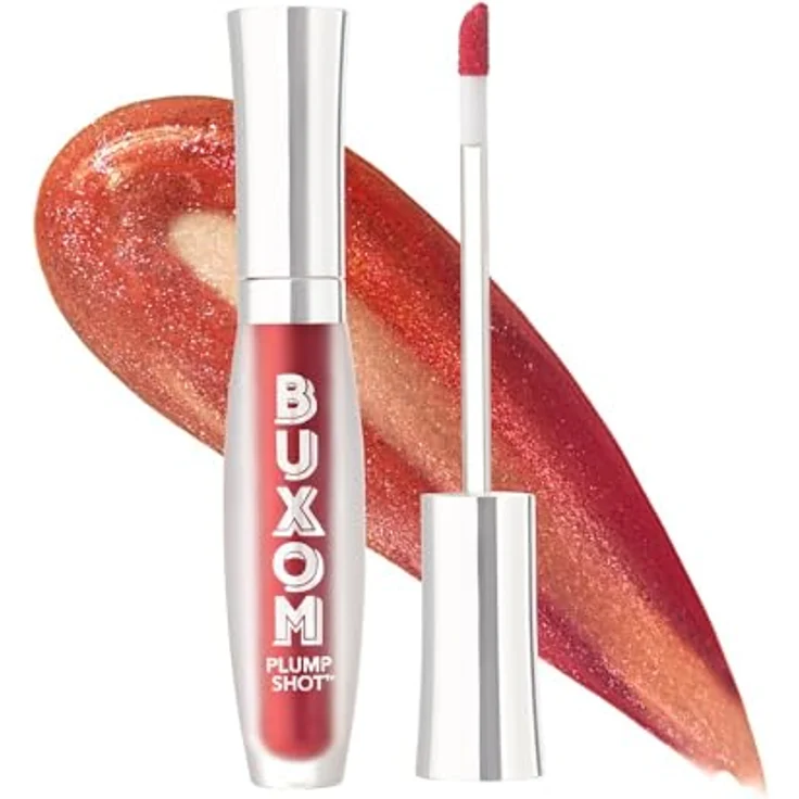 Buxom PLUMP SHOT™ COLLAGEN PEPTIDES ADVANCED PLUMPING MULTICHROME LIP SERUM Glitzer-Lipgloss mit vergrößerndem Effekt, Farbton Enchanted Berry, 4 ml – Bild 1