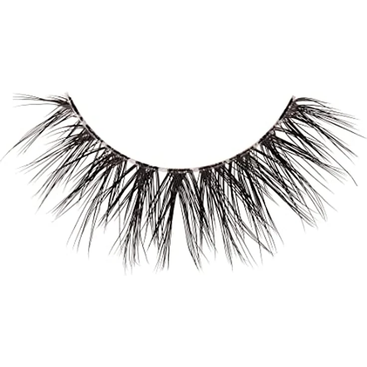 KISS Lash Couture LuXtensions Collection 1 Paar Fake Lashes, Royal Silk, leichte und flexible Faux-Mink-Wimper mit superschlankem Wimpernband, inklusive Wimpernkleber – Bild 3