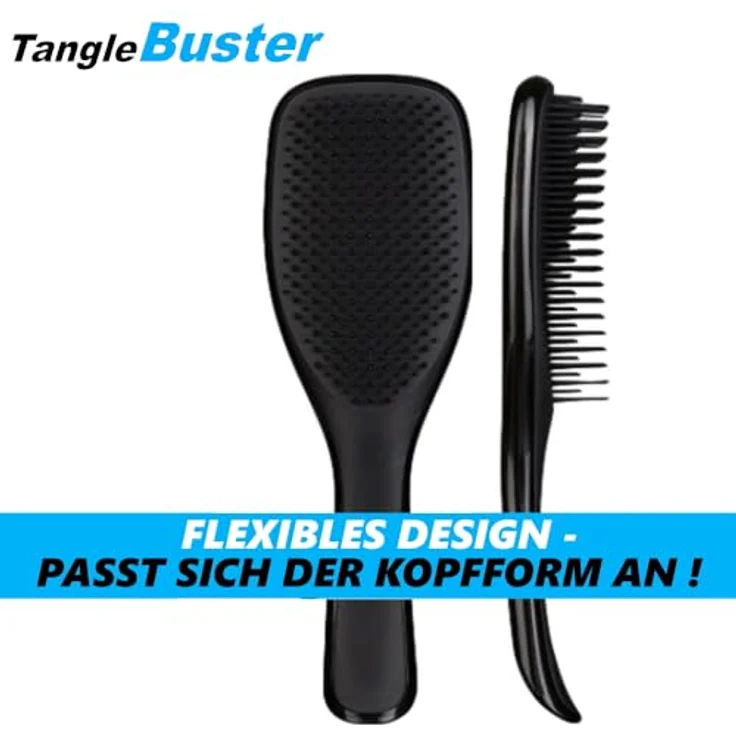TangleBuster Anti Tangle Bürste Anti Haarbruch, entwirrende Bürste biegsame Borsten für nasses Haar – Bild 4