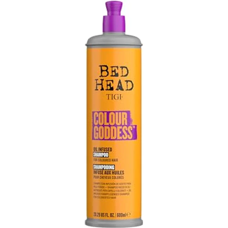 Tigi Bed Head Colour Goddess Oil Infused Shampoo schützendes Shampoo für gefärbtes Haar 600 ml – Bild 2