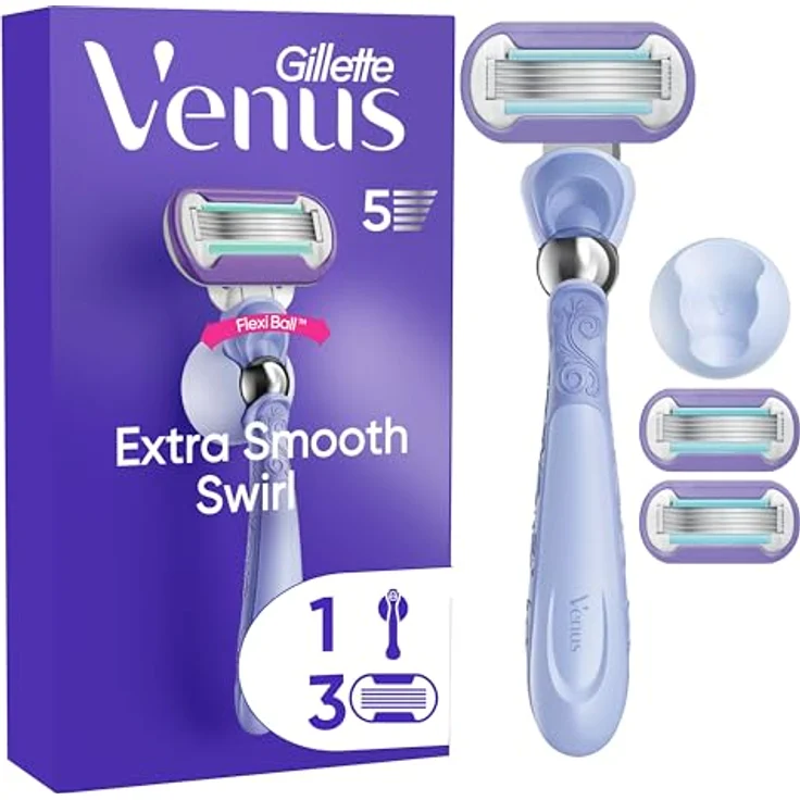 Gillette Venus Swirl Rasierer + 3 Rasierklingen – Bild 2