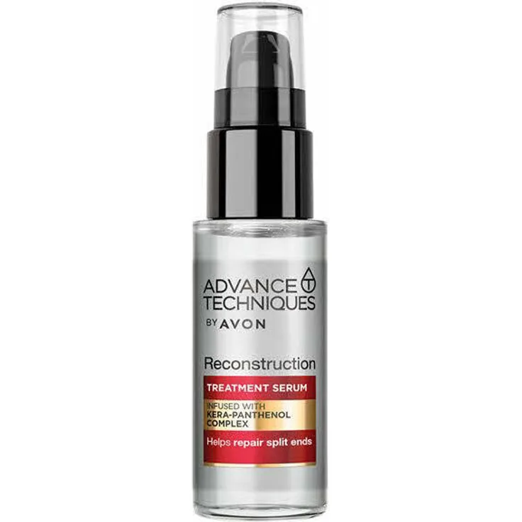 AVON Advance Techniques Reconstruction Hair Serum, 30 ml mit Kera Construct-Panthenol für kräftiges und glänzendes Haar