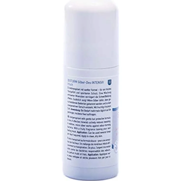 Bioturm Silber-Deodorant Roller Intensiv Frisch 50 ml – Bild 4