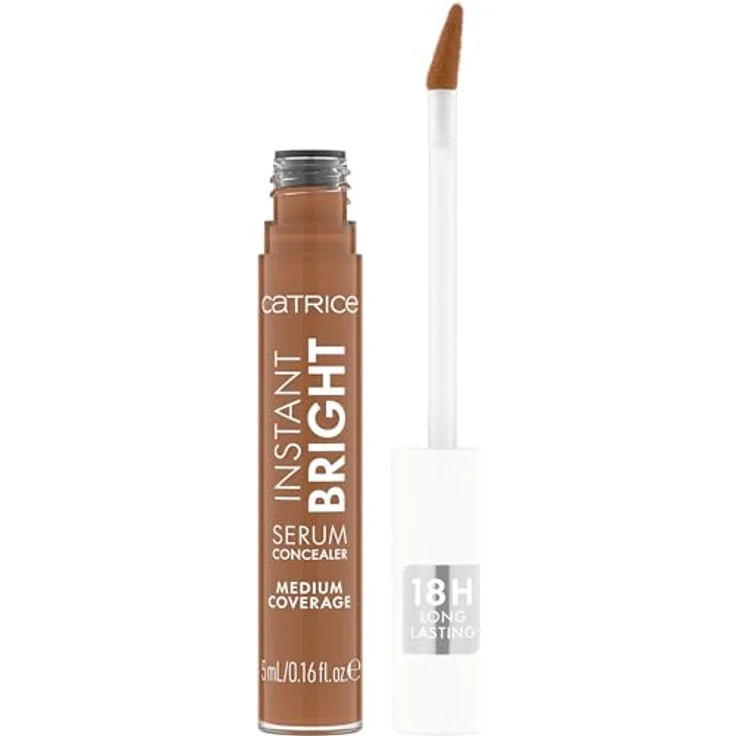 Catrice Instant Bright Serum Concealer, Nr. 092W, Nude, feuchtigkeitsspendend, langanhaltend, vegan, ölfrei, 18 Stunden Haltbarkeit, 5ml – Bild 1