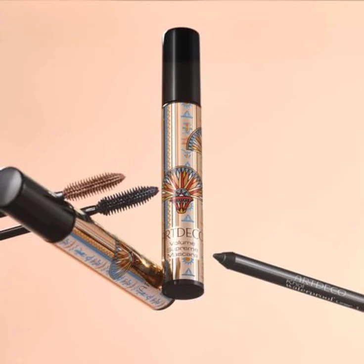 ARTDECO Volume Supreme Mascara, blue-black 15 ml, wischfest mit intensivem Volumen und Gummibürste – Bild 7