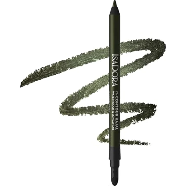 IsaDora Contour Kajal Kajal Eye Liner, wasserfeste Anwendung, Farbton 65 Forest Green, 1,2 g – Bild 1