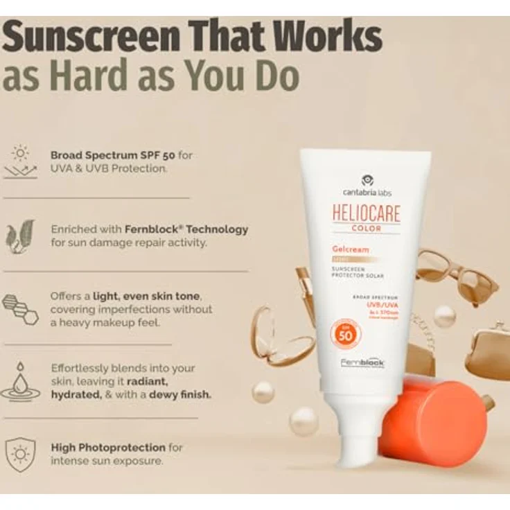 Heliocare COLOR GELCREAM SPF50 #light 50 ml – Bild 3