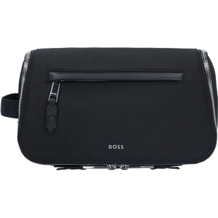 Boss Highway Kulturbeutel, 27 cm, schwarz, 100% Polyester, kompakte Größe