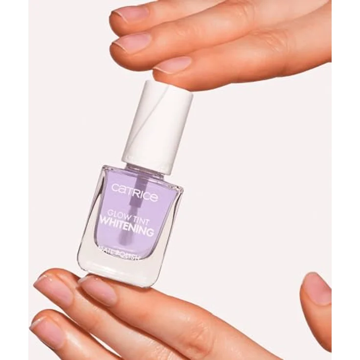 Catrice Glow Tint Whitening Nail Polish Nr. 020, Violett, aufhellend, einfach zu entfernen, vegan, 10.5ml – Bild 4