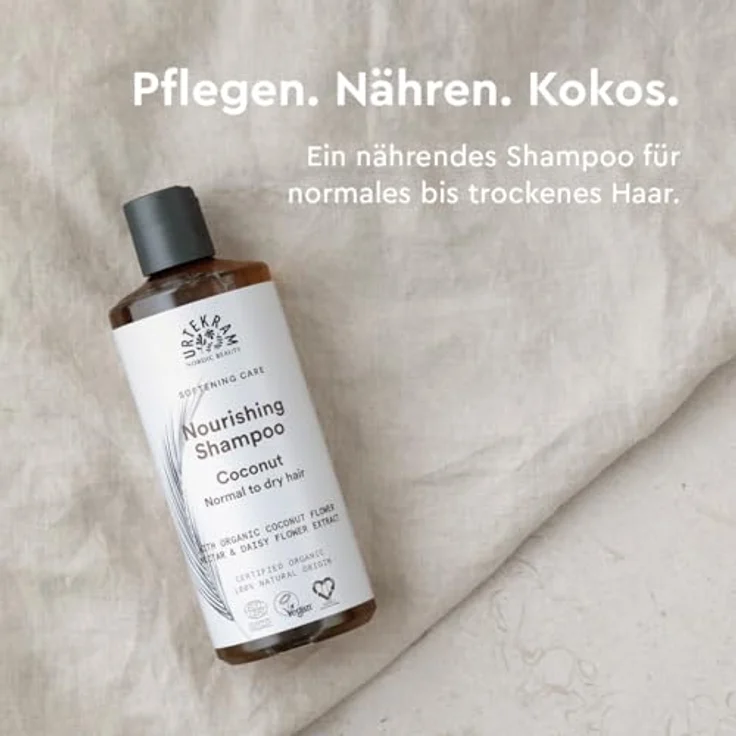 Urtekram Kokos Shampoo Bio Normales Haar 500 ml – Bild 3