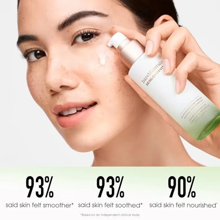 bareMinerals Seren Barrier Boosting Serum, Feuchtigkeitsserum mit Mineral Herb Complex und Niacinamid, 30 ml – Bild 4