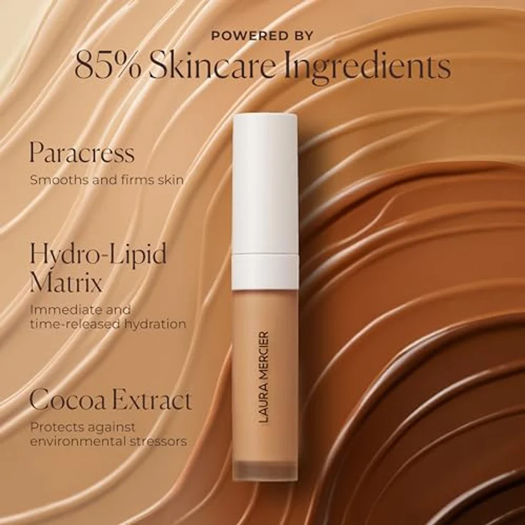 Laura Mercier REAL FLAWLESS CONCEALER 2W1, 5,4 ml, langanhaltender Concealer mit natürlichem Finish, 1N1 – Bild 9
