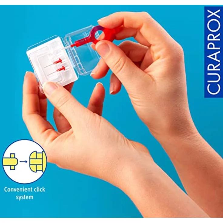 Curaprox Curaprox Cps 07 Interdental-Starter-Kit, rot, 19 g, für saubere & gesunde Zähne – Bild 4