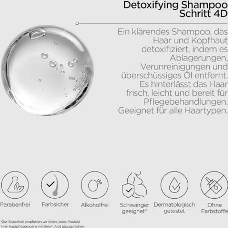 Revox B77 PLEX Detox Shampoo, 260 ml, reinigt Haar und Kopfhaut, vegan, ohne Sulfate und Silikone – Bild 4