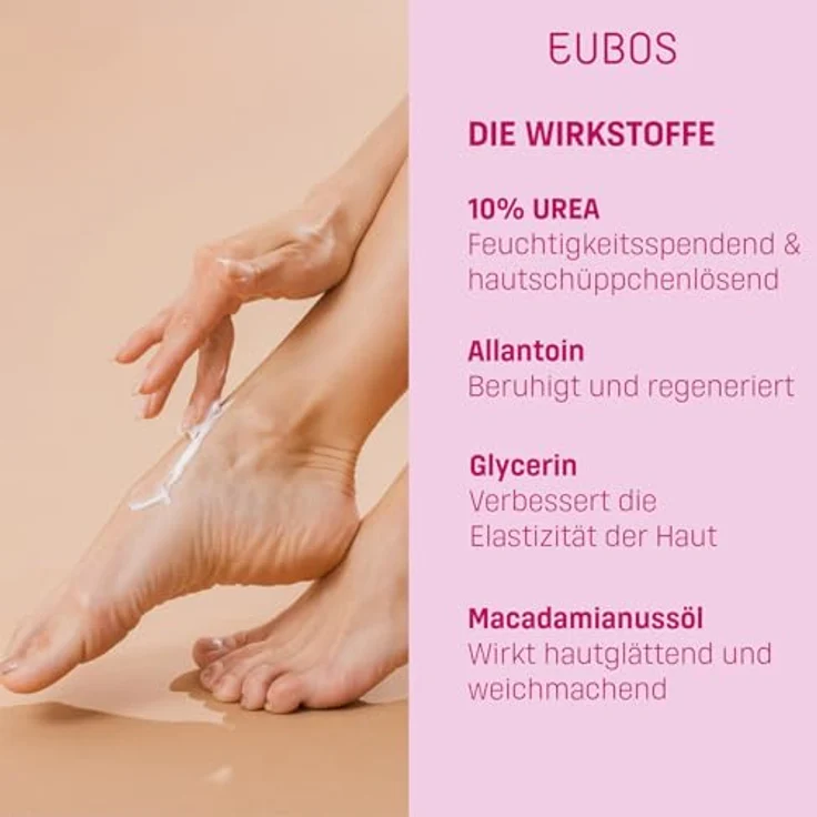 Eubos Trockene Haut Urea 10% Fußcreme 100 ml – Bild 6