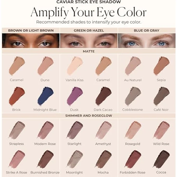 Laura Mercier Caviar Stick Eye Color Shimmer, Lidschatten 1,64 g in Rosegold, wasser- und schweißfest, 24 Stunden Halt – Bild 9