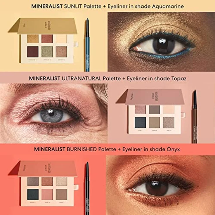 bareMinerals Eyeliner Mineralist, 0,35 g, vielseitige Farbpalette in Königsblau, Anthrazit und Schokobraun – Bild 6