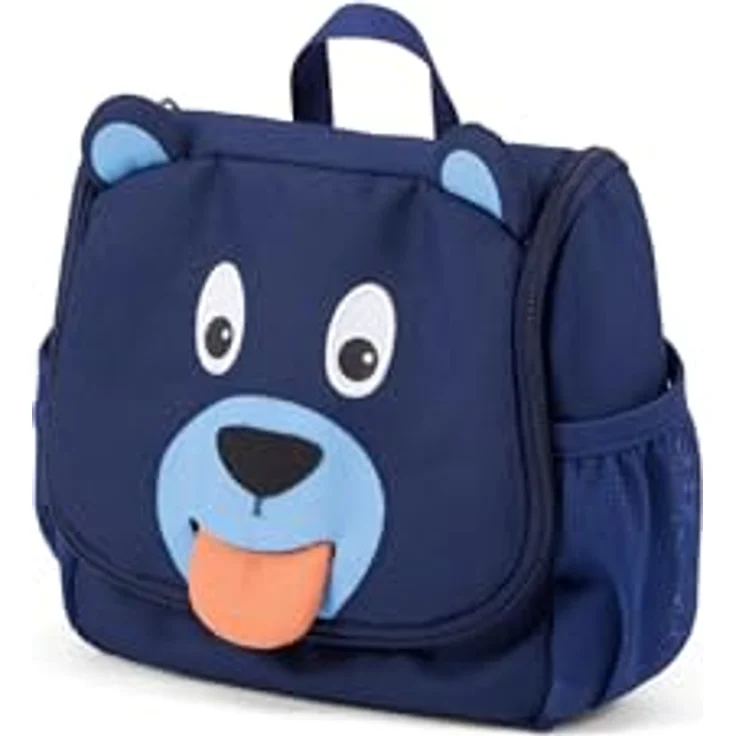 Affenzahn Kulturtasche Bär für 1-3 Jährige Kinder im Kindergarten - Blau – Bild 3