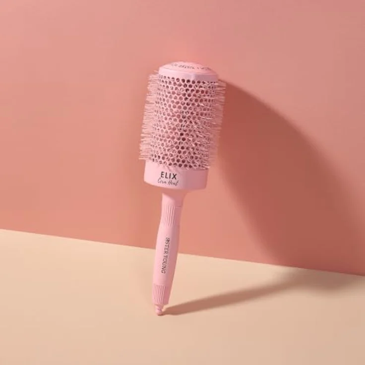 Sister Young ELIX Round Brush Cera Heat Pink, Runde Haarbürste 65mm für voluminöses Haarstyling beim Föhnen – Bild 4