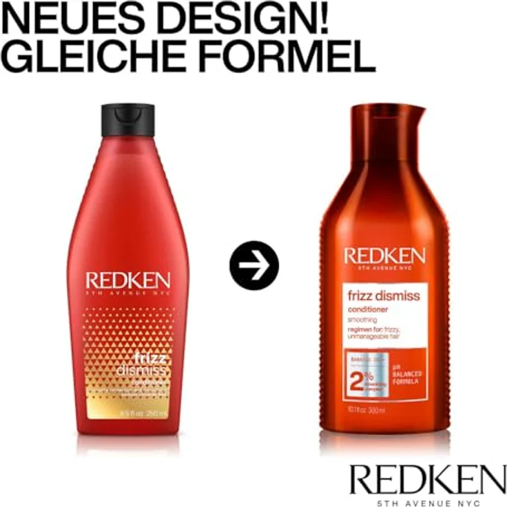 Redken Conditioner Haircare Frizz Dismiss Conditioner 300 ml – Bild 2