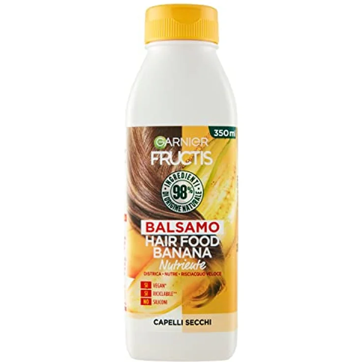 Garnier Balsam Nutriente Fructis Hair Food Banane Pflege-Balsam für trockenes Haar, 350 ml – Bild 1