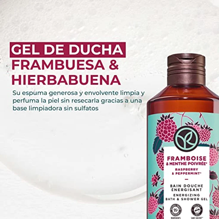 Yves Rocher BAIN DE NATURE Duschbad Bourbon-Vanille, Aroma-Schaumbad & pflegendes Duschgel mit 93% natürlichen Inhaltsstoffen, 400 ml – Bild 2