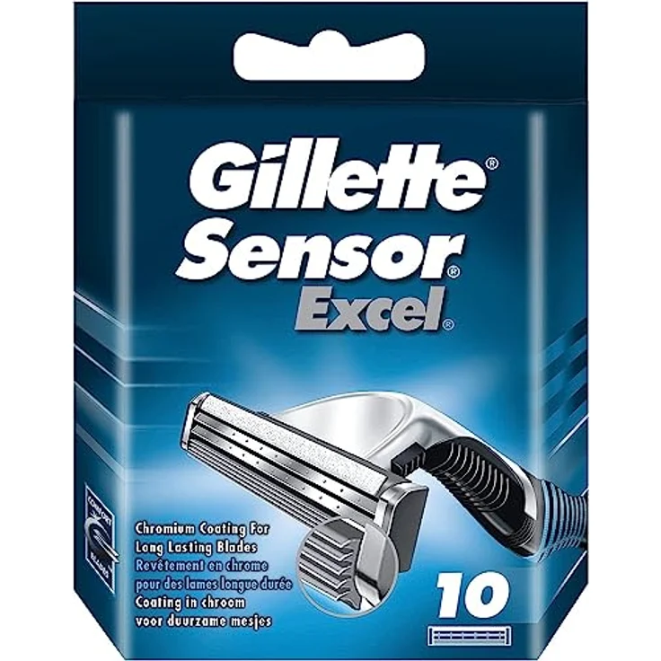 Gillette Sensor Excel Rasierklingen 10 Stück – Bild 2