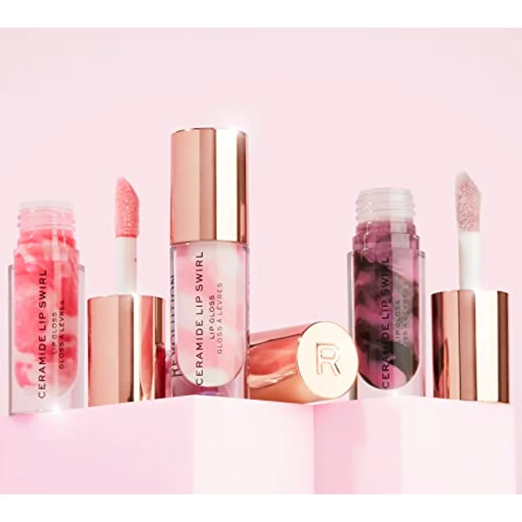 Makeup Revolution, Lip Swirl Ceramide Gloss, Lipgloss, Beeren-Pink, 4.5ml – Bild 5