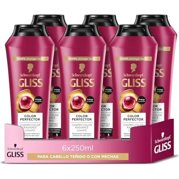 Schwarzkopf Gliss Ultimate Color Shampoo 6 x 250 ml gesamt 1500 ml – Bild 2